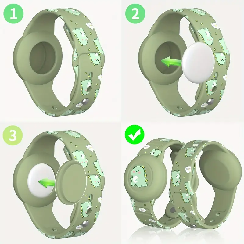 Airtag Armband voor Kinderen - DinoTrack