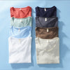 Heren V-hals Linnen Shirt - Luca