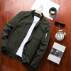 Lichte & trendy heren bomberjack met rits - Jaron