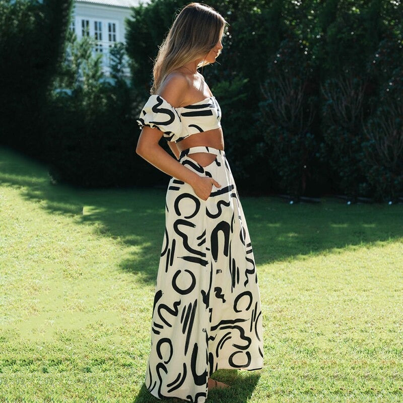 Lichte & Stijlvolle Tweedelige Dames Boho-Combinatie – Amira