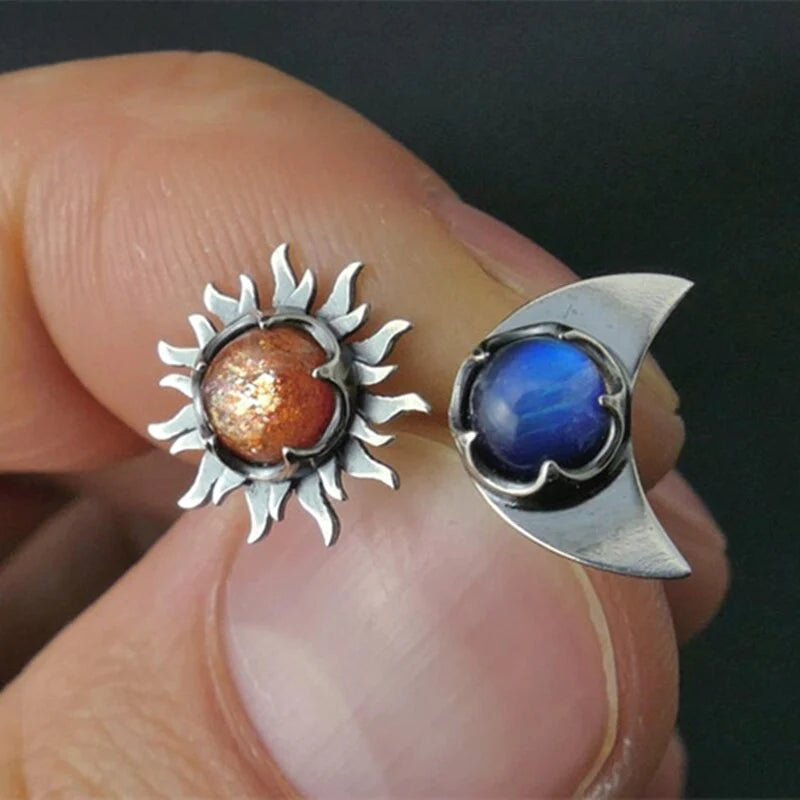 Oorbellen Zon en Maan - Sunny