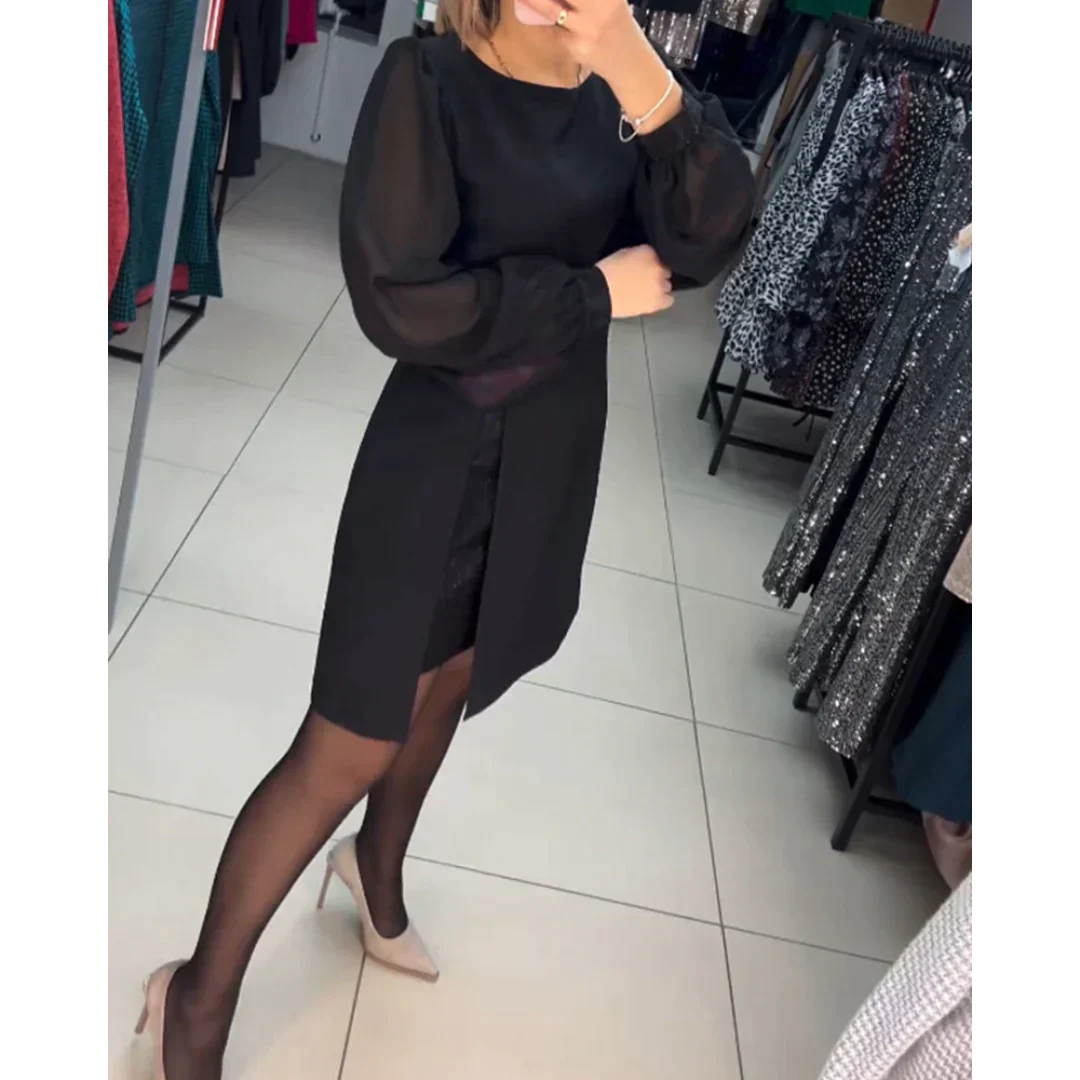 Klassieke Jurk met Lange Mouwen - Isabelle