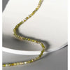 Olijfgroene Zirkonia Ketting - Celeste