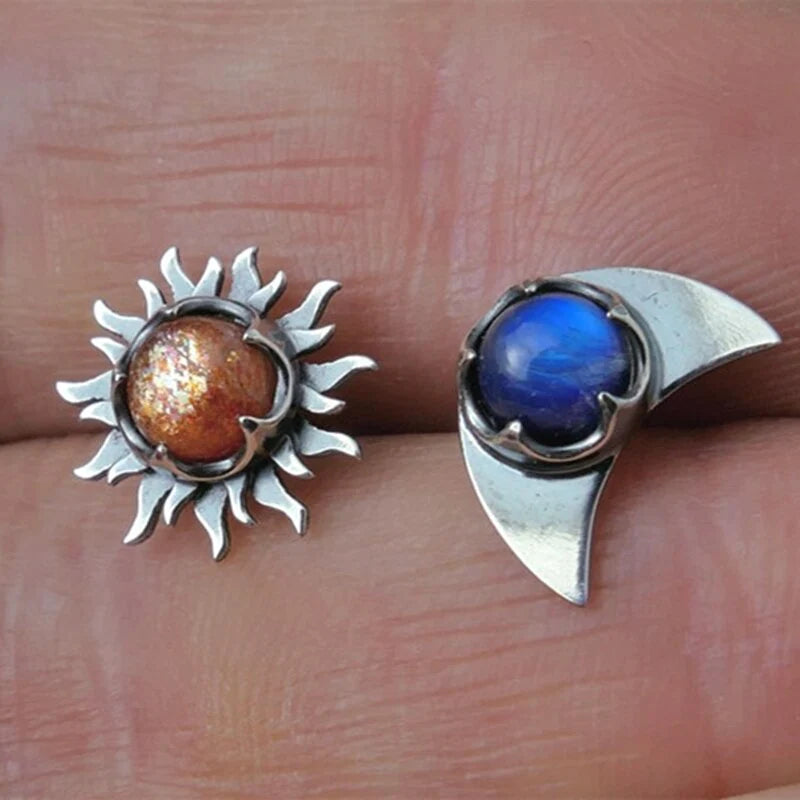 Oorbellen Zon en Maan - Sunny