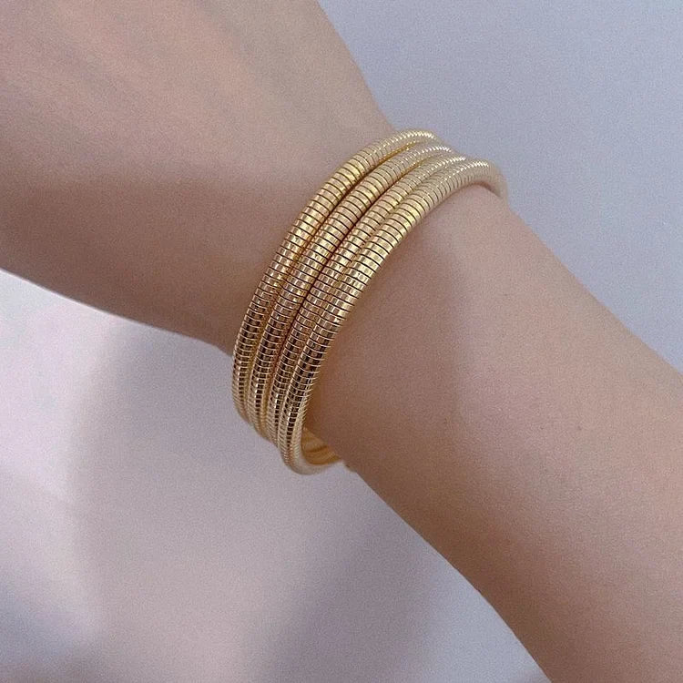 Stijlvolle Slangen Armband - Nysa
