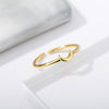 Minimalistische Halvemaan Ring - Nova