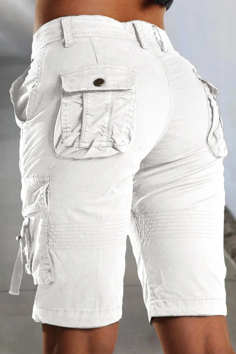 Dames Cargoshorts met Zakken en Comfortabele Pasvorm - Malea