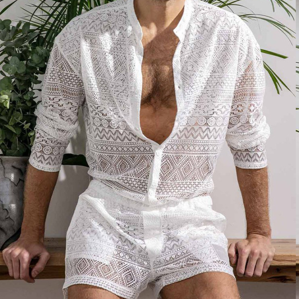 Luchtige Kanten Zomerset voor Heren - Cai