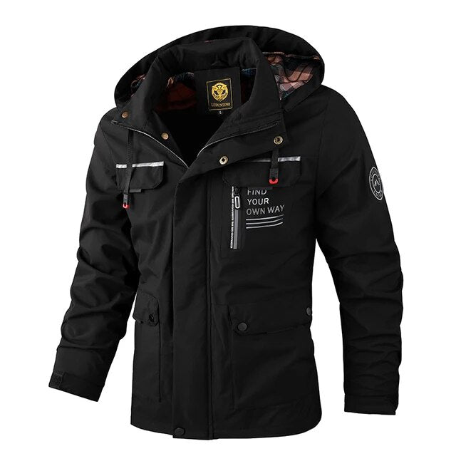 Winterparka met Fleecevoering | Winddicht jack met capuchon