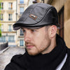 Retro Heren Leren Baret - HeritageCap