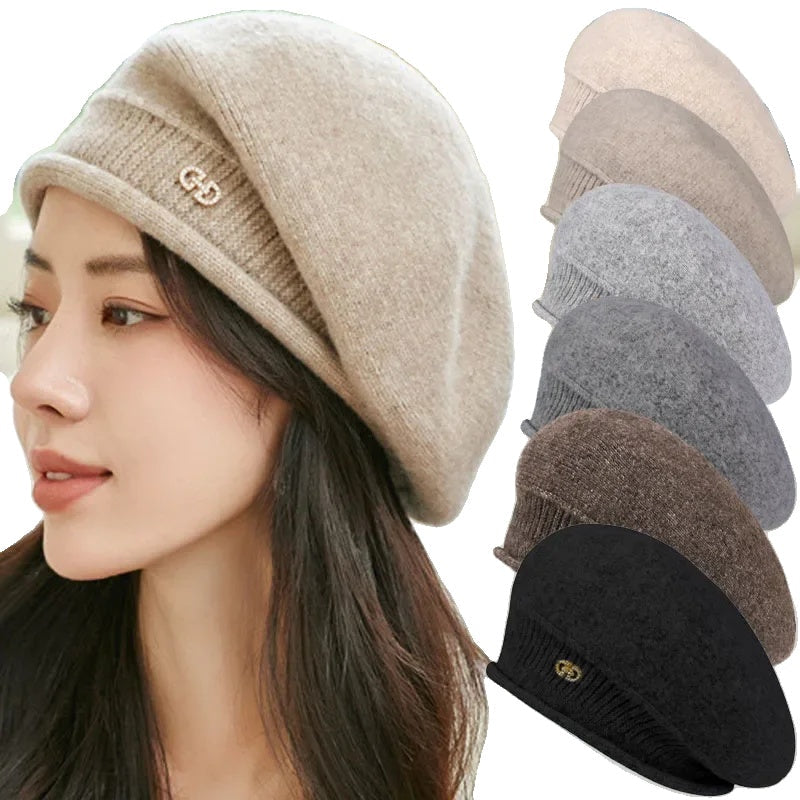 Casual Wollen Dames Baret - Diana