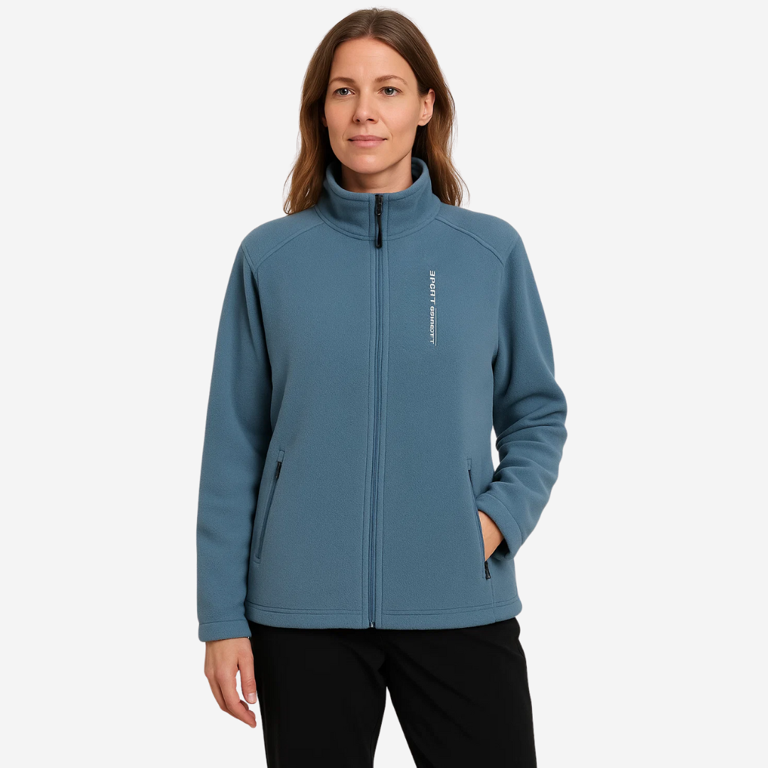 Dames Outdoor Fleecejack warm gevoerd met Pluche Binnenvoering – Liv