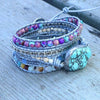 Turkoois Heling en Bescherming Wikkelarmband - Selina