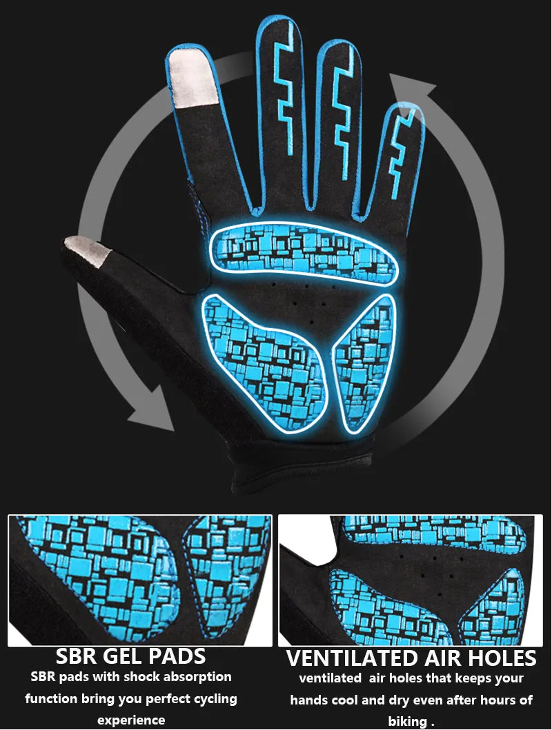 Smart Handschoenen | Ademende touchscreen fietshandschoenen
