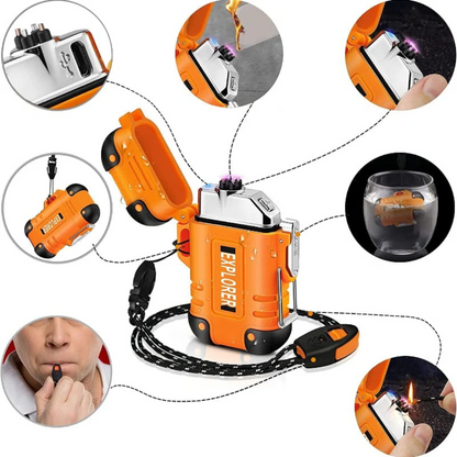 Waterdichte en Windbestendige Stormaansteker - SurvivalFlame