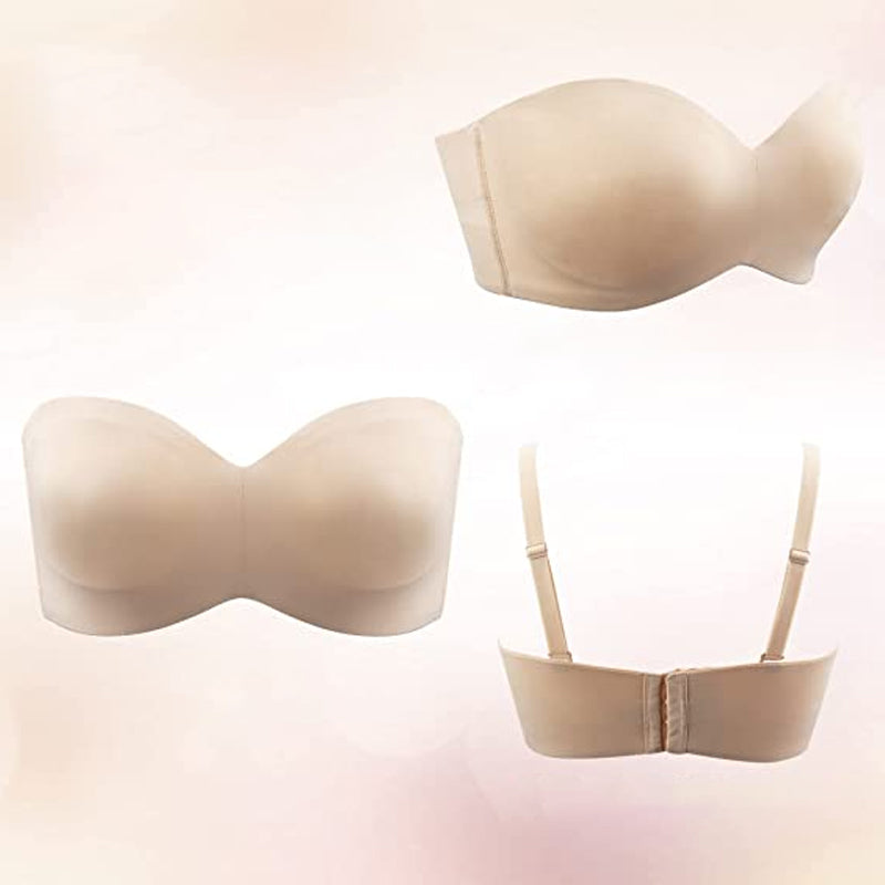 Naadloze Bandeau BH met Afneembare Bandjes – Camille