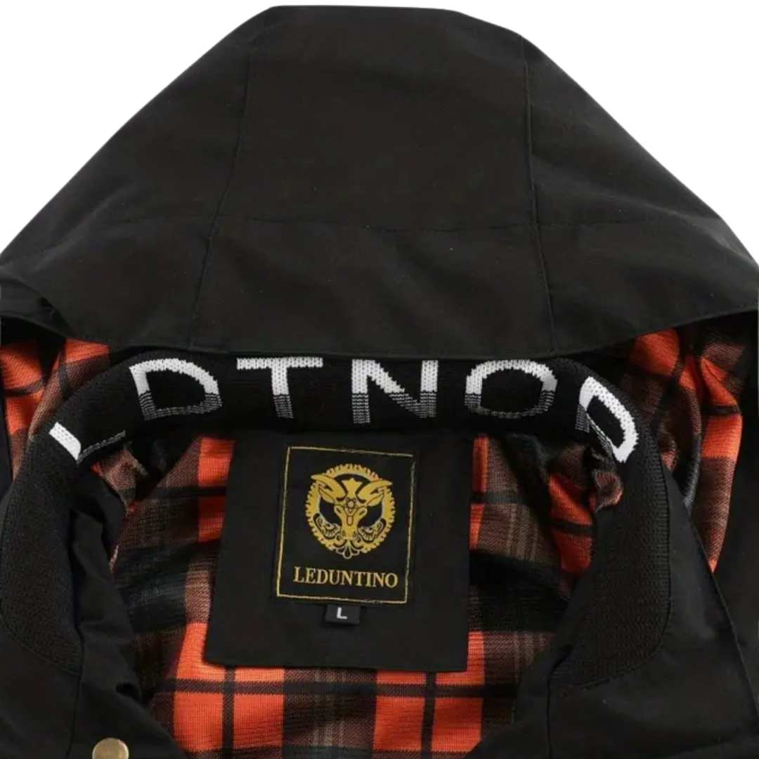 Heren Outdoorjas waterproof met capuchon & geruite voering – Jorrit