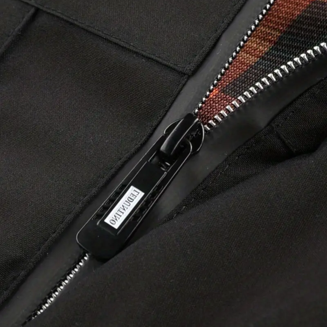 Heren Outdoorjas waterproof met capuchon & geruite voering – Jorrit