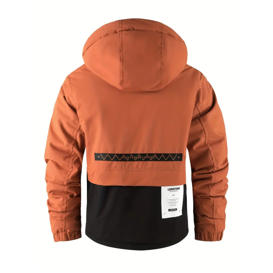 Gewatteerd Heren Outdoorjack met afneembare capuchon – Henrik