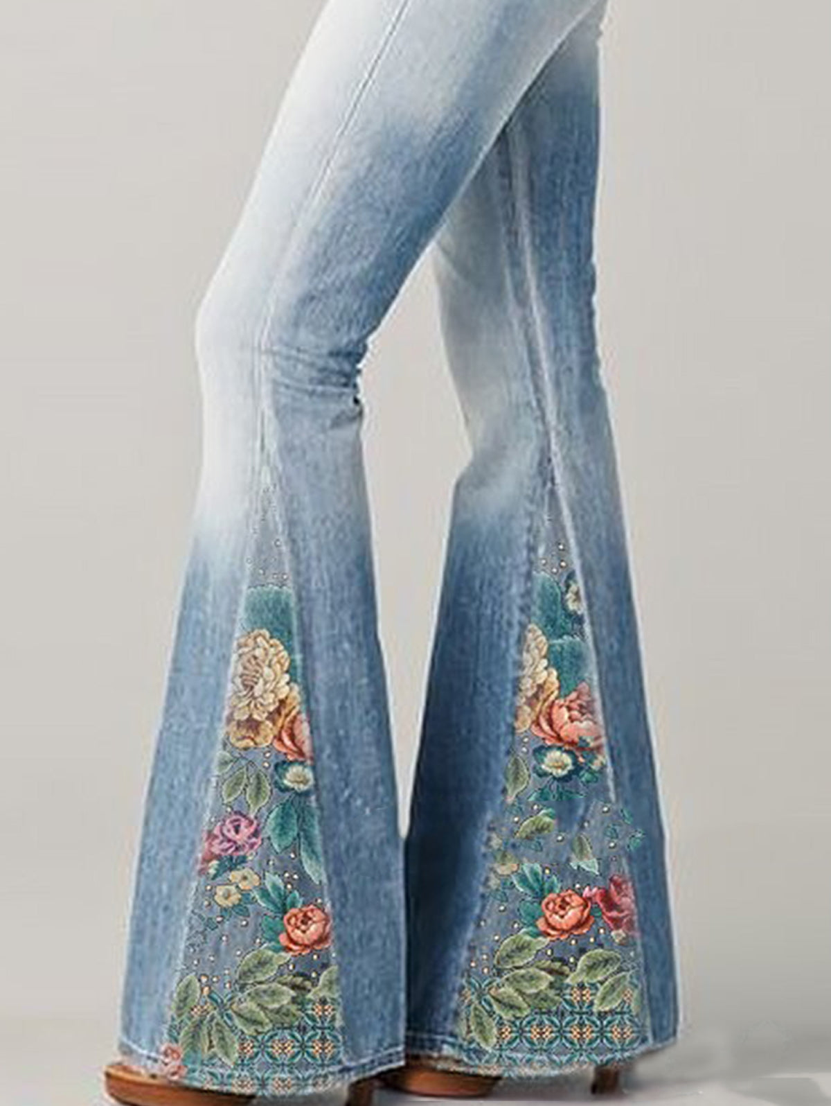 Trendy Flared Dames Jeans - Luna