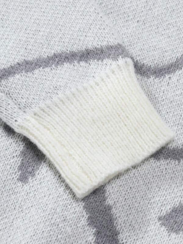 Heren Trui met Grafische Print - Arvid