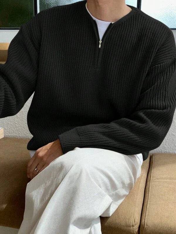 Oversized Zip-Up Trui voor Heren - Havron