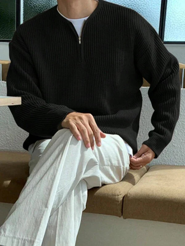 Oversized Zip-Up Trui voor Heren - Havron