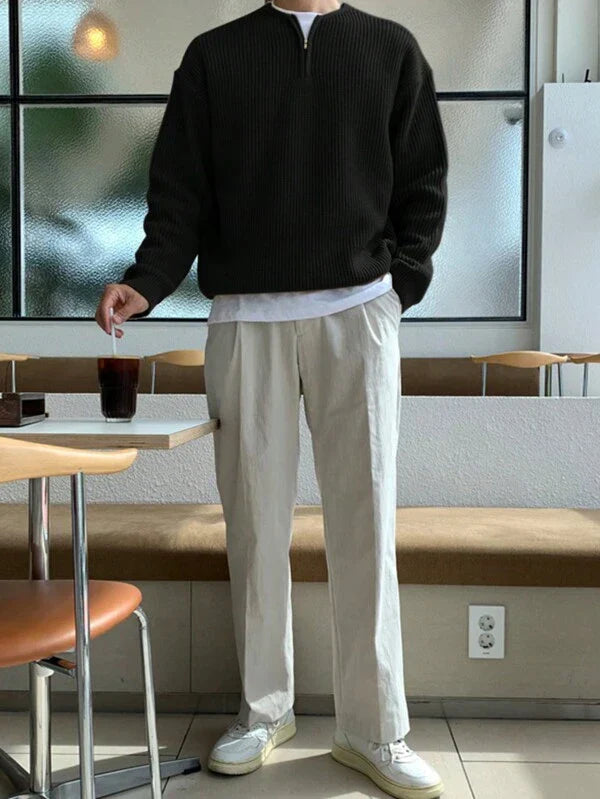 Oversized Zip-Up Trui voor Heren - Havron