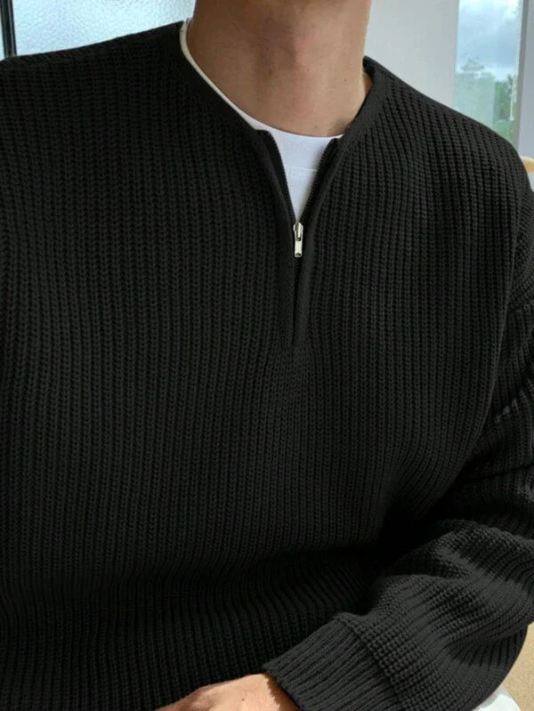 Oversized Zip-Up Trui voor Heren - Havron