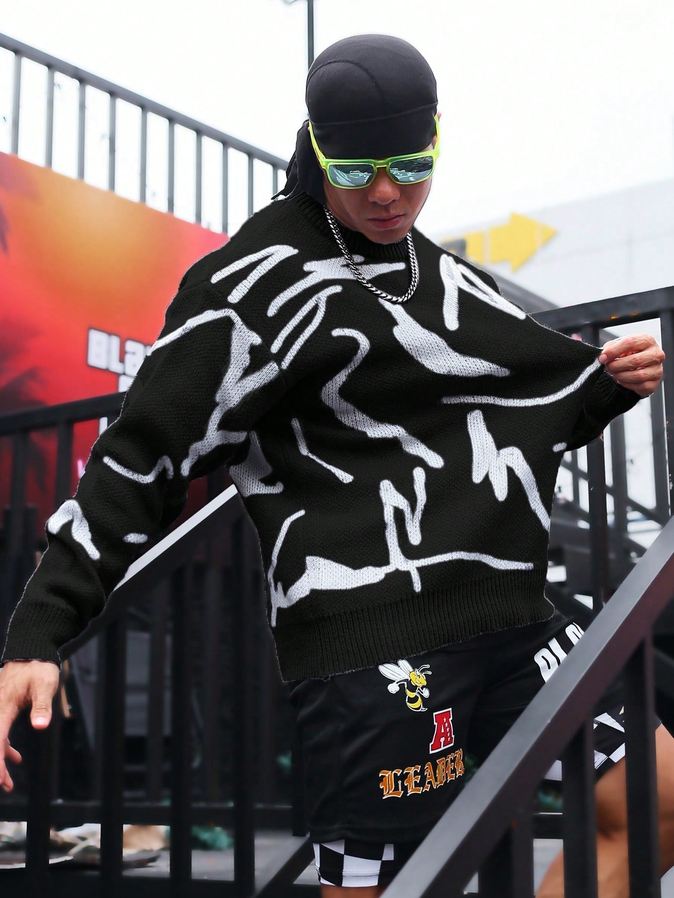 Heren Trui met Grafische Print - Arvid