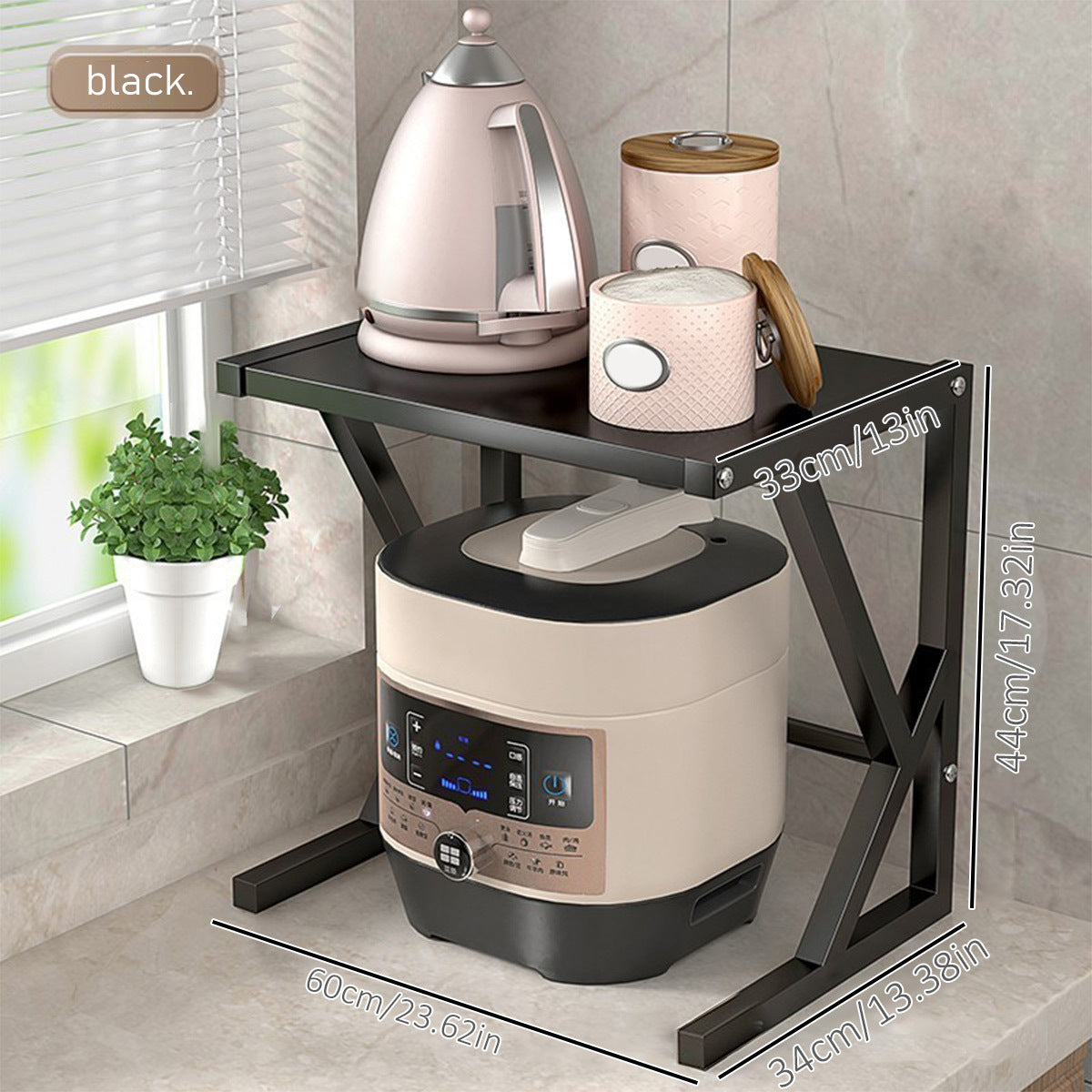 Dubbel Laags Keukenopbergrek - Milan