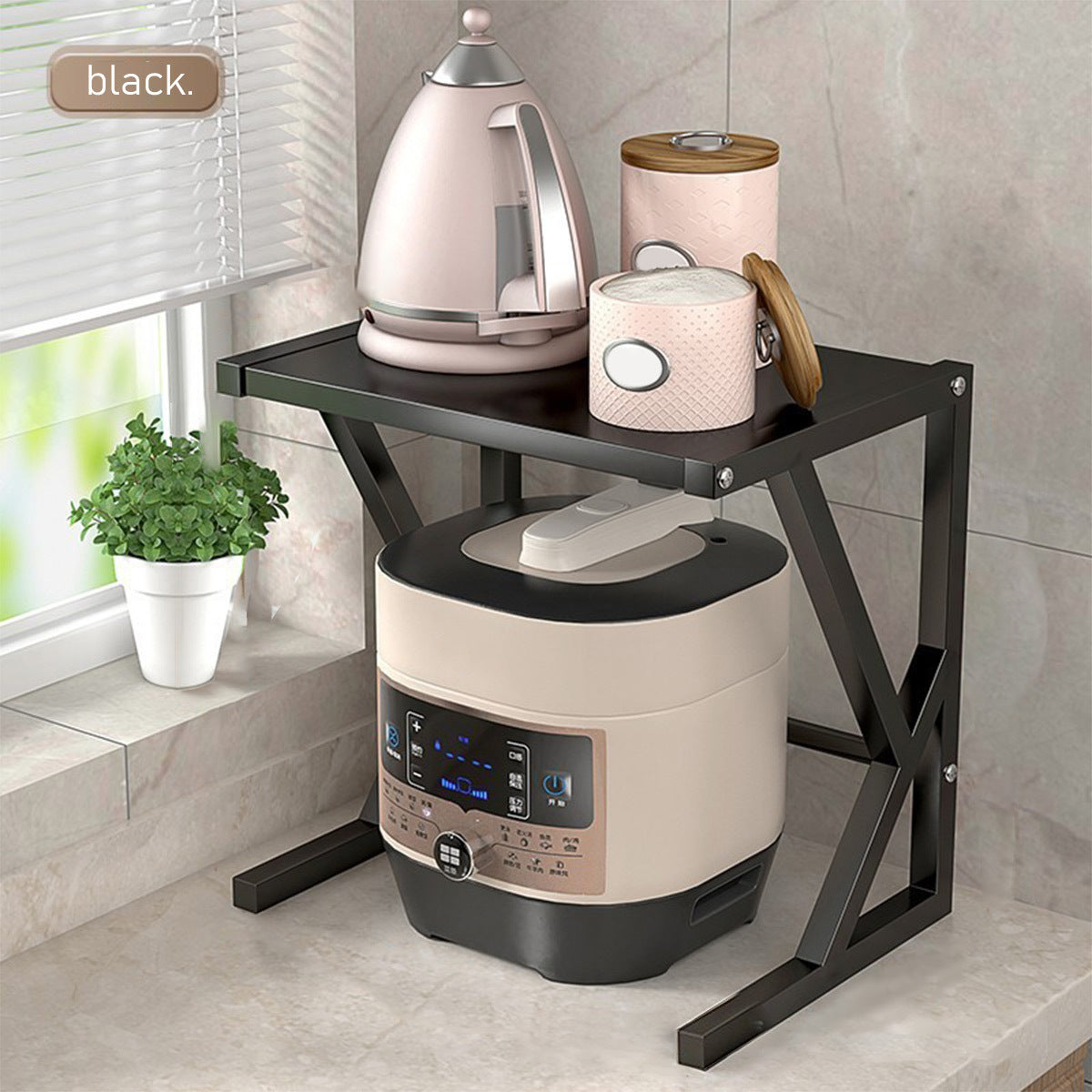 Dubbel Laags Keukenopbergrek - Milan