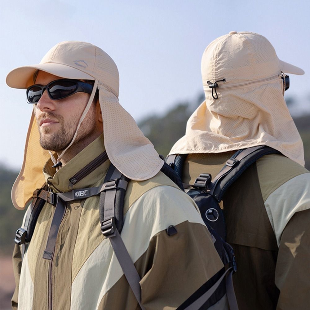 UV-beschermende truckerhoed met nekbescherming voor buitenavonturen - SchattenPro