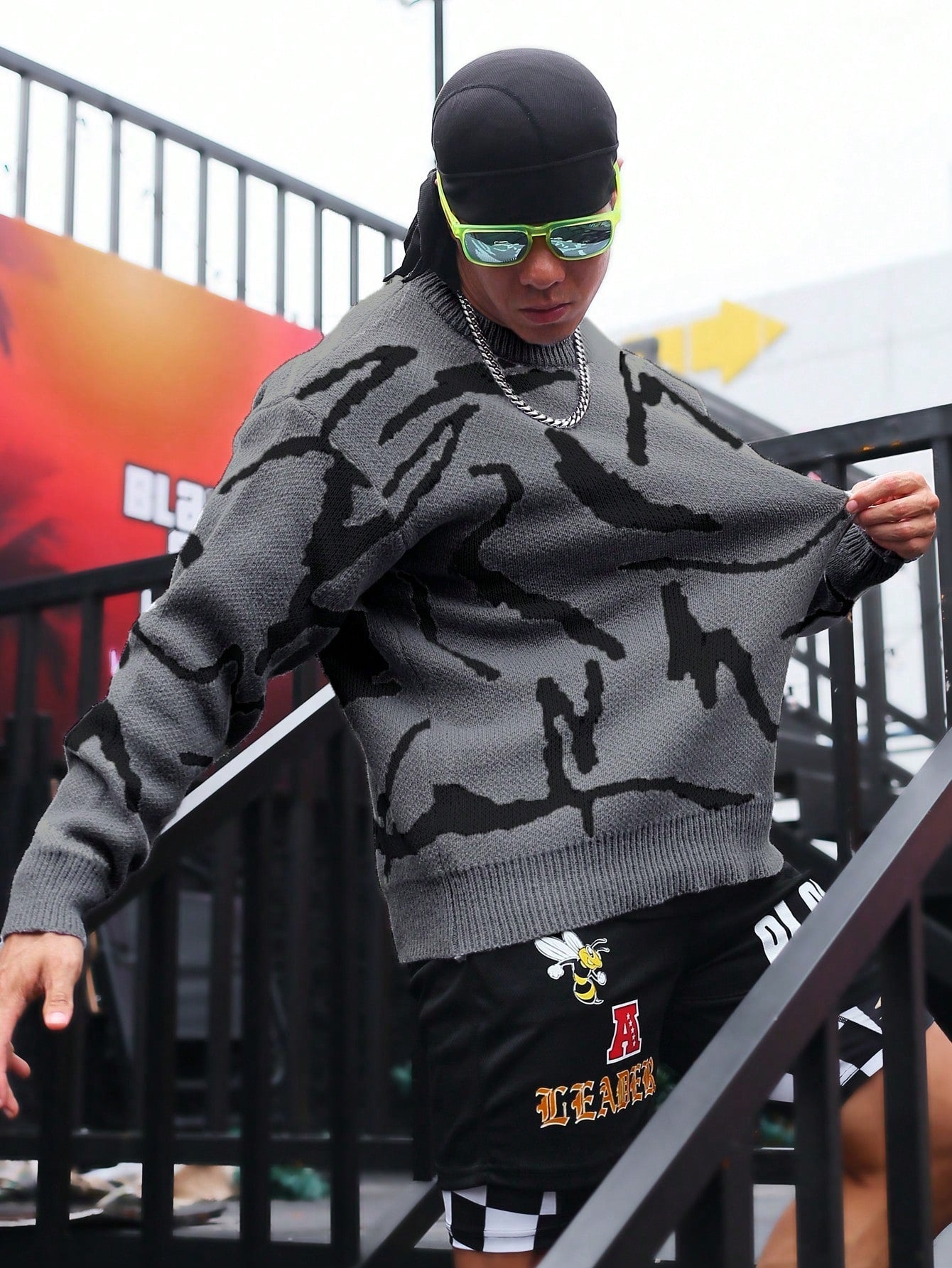 Heren Trui met Grafische Print - Arvid