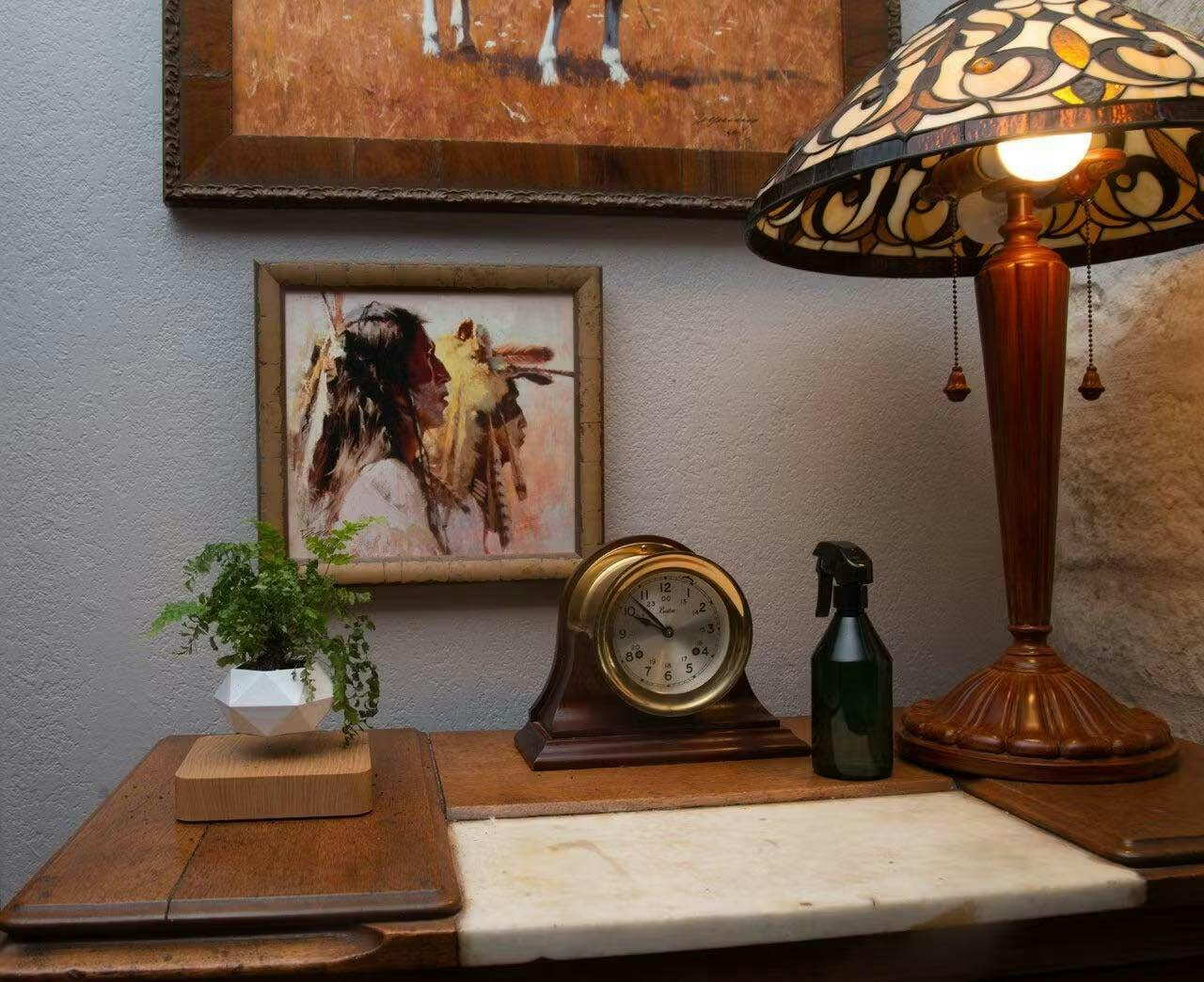 Zwevende Planthouder met Magnetische Levitatie - Liva