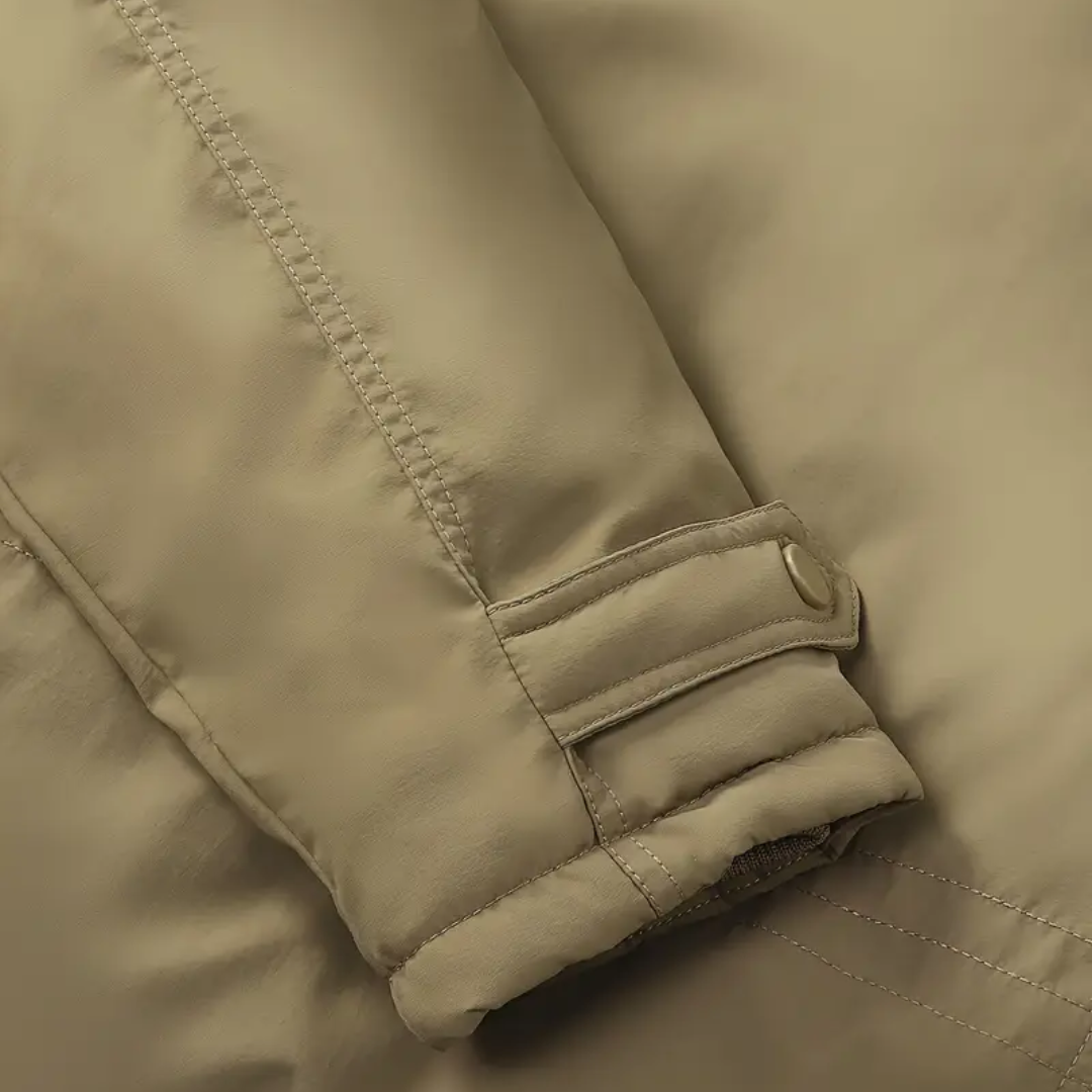 Heren Winterjas gevoerd met pluche & capuchon – Stellan