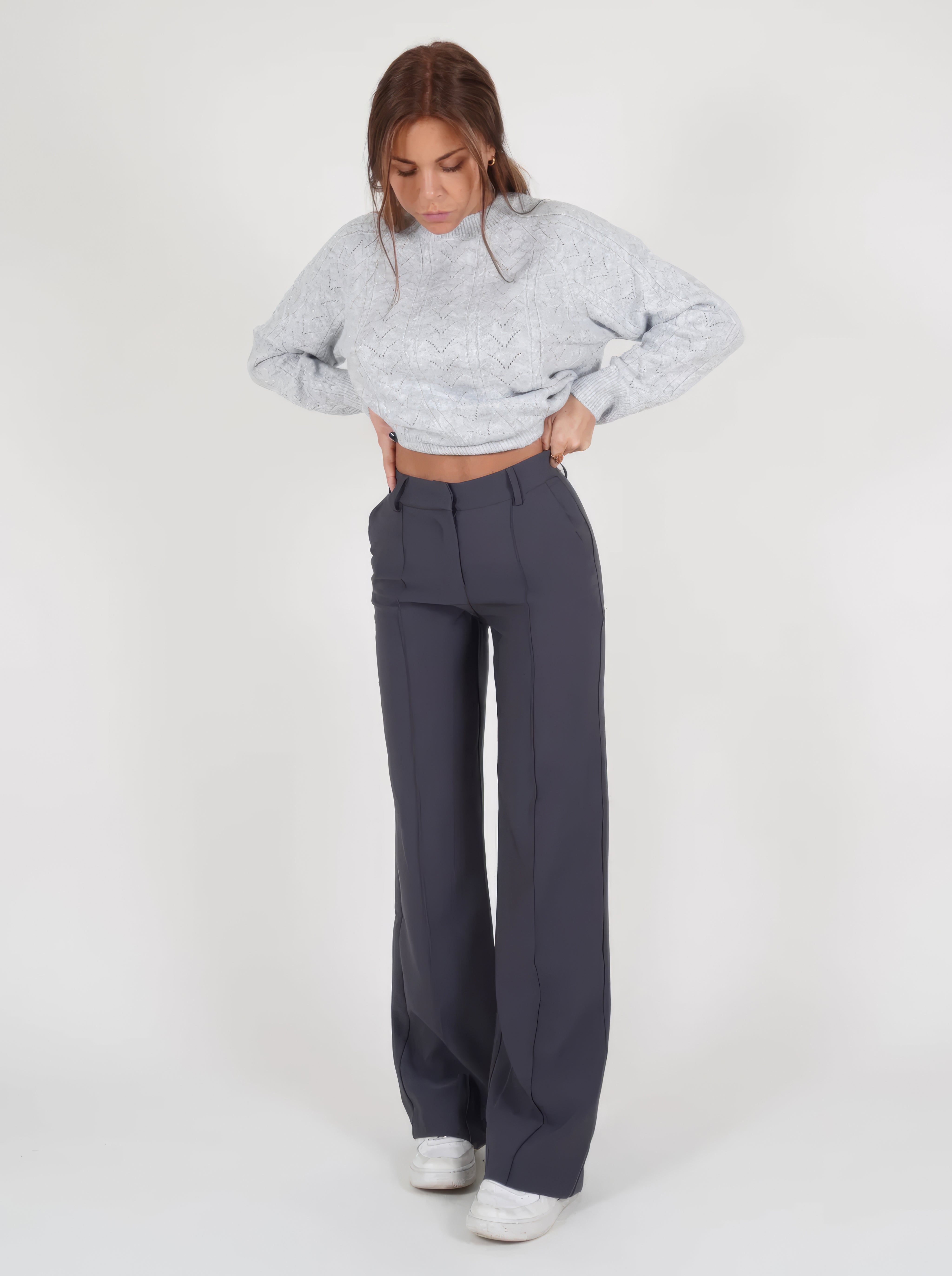 Stijlvolle High-Waisted Broek - Luna