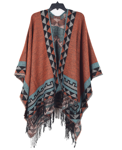 Kiki Knitted Poncho | Stijlvol & Warm