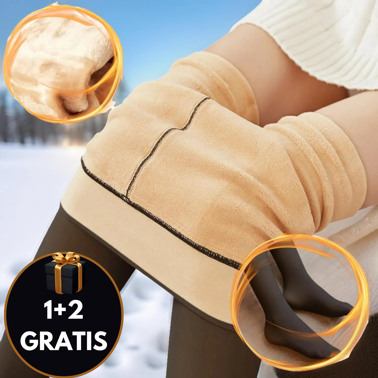 Comfortabele Fleece Panty - Bella