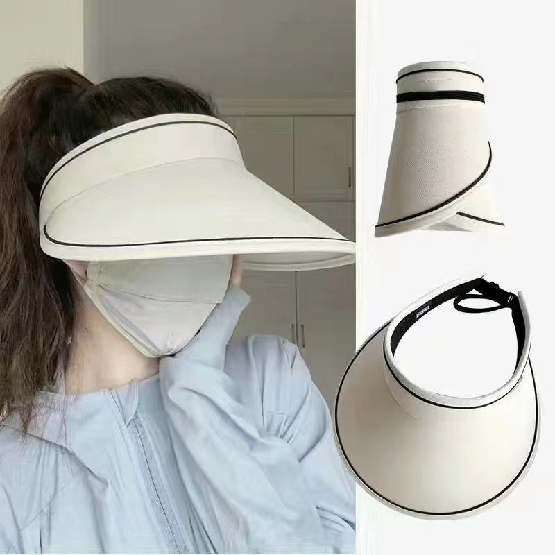 Trendy roll-up zonnenhoed met extra bescherming – FoldSun Pro