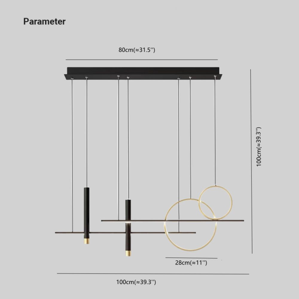 Veelzijdige LED Hanglamp - LumoSphere