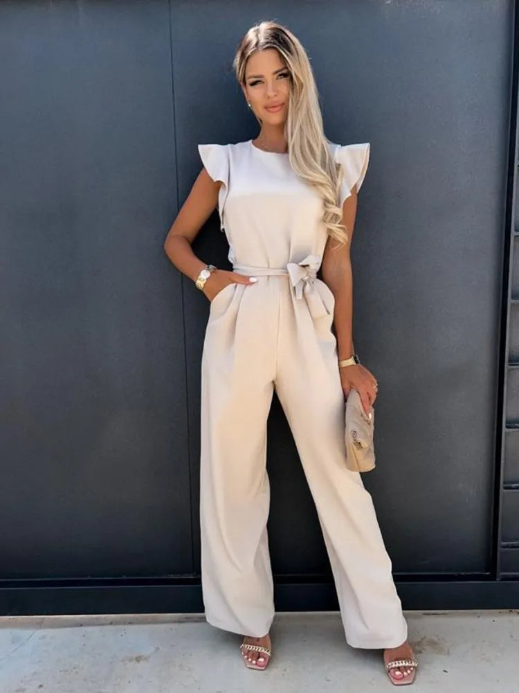 Jumpsuit met Ruches - Evora