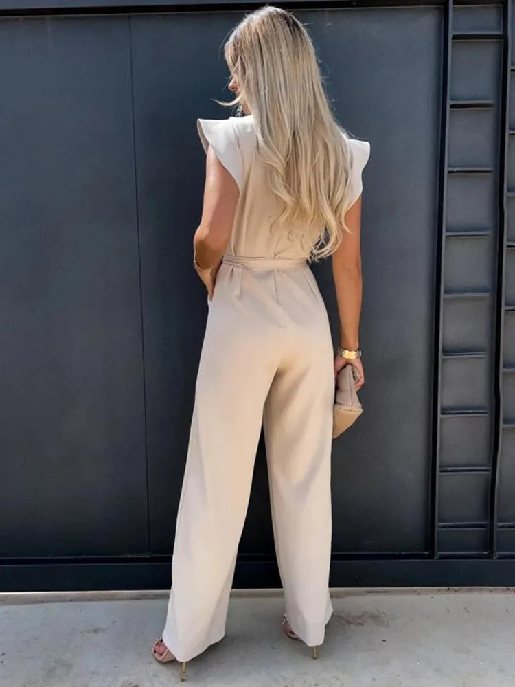 Jumpsuit met Ruches - Evora
