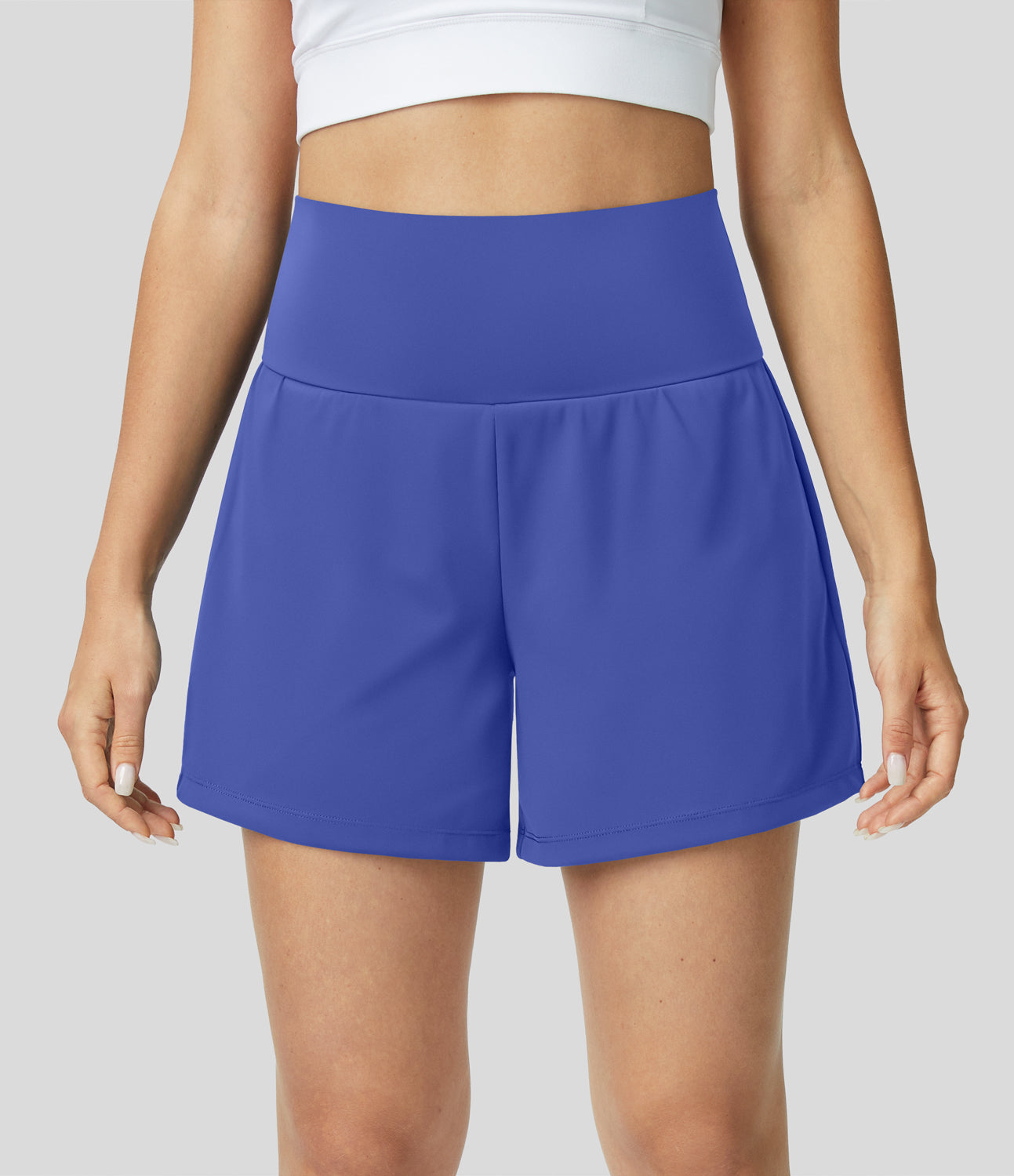 Ademende & Sneldrogende High-Waist Dames Fitnessshorts – Mirabella