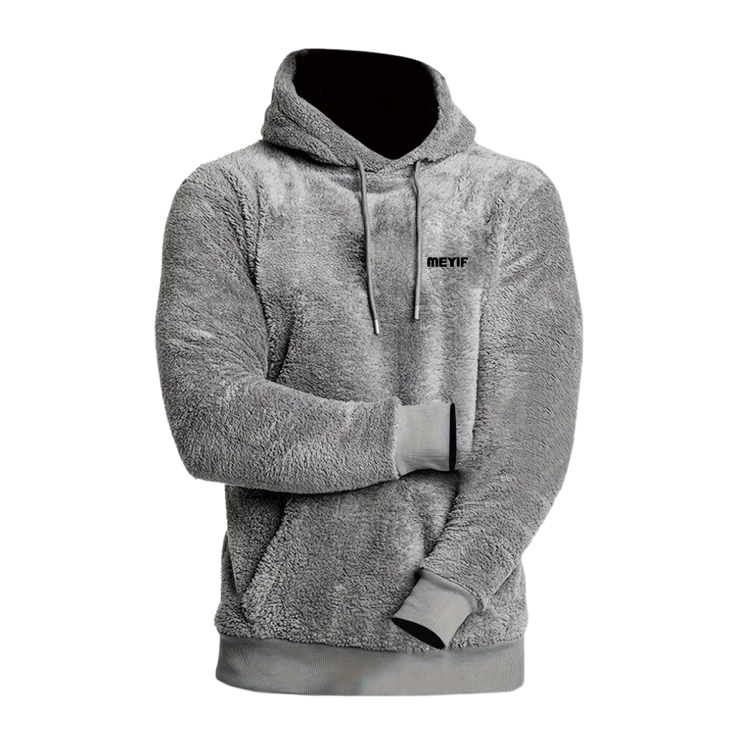 Heren Hoodie gevoerd met pluche & capuchon – Emil