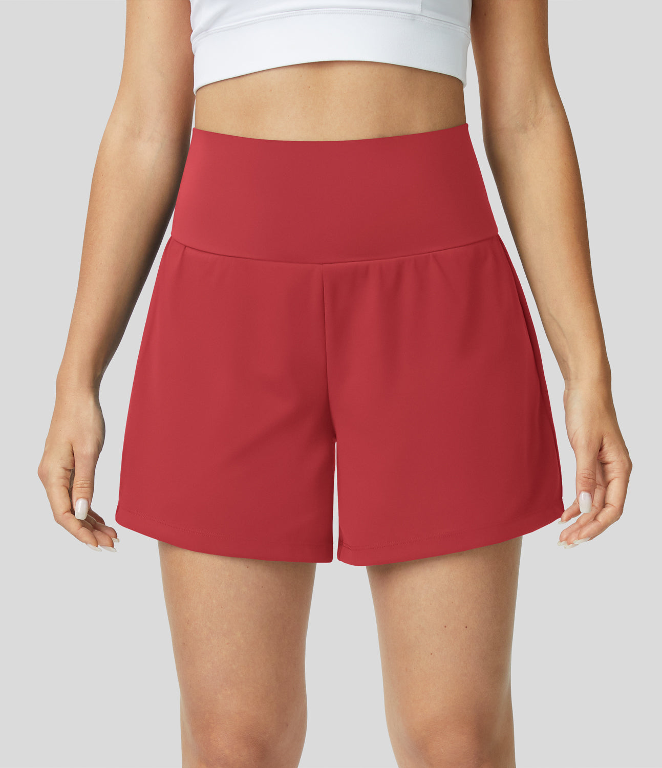Ademende & Sneldrogende High-Waist Dames Fitnessshorts – Mirabella