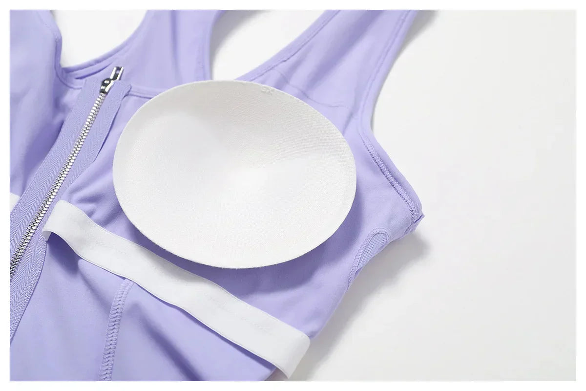 Naadloze Comforabele Sportjurk met Ingebouwde BH - Nele