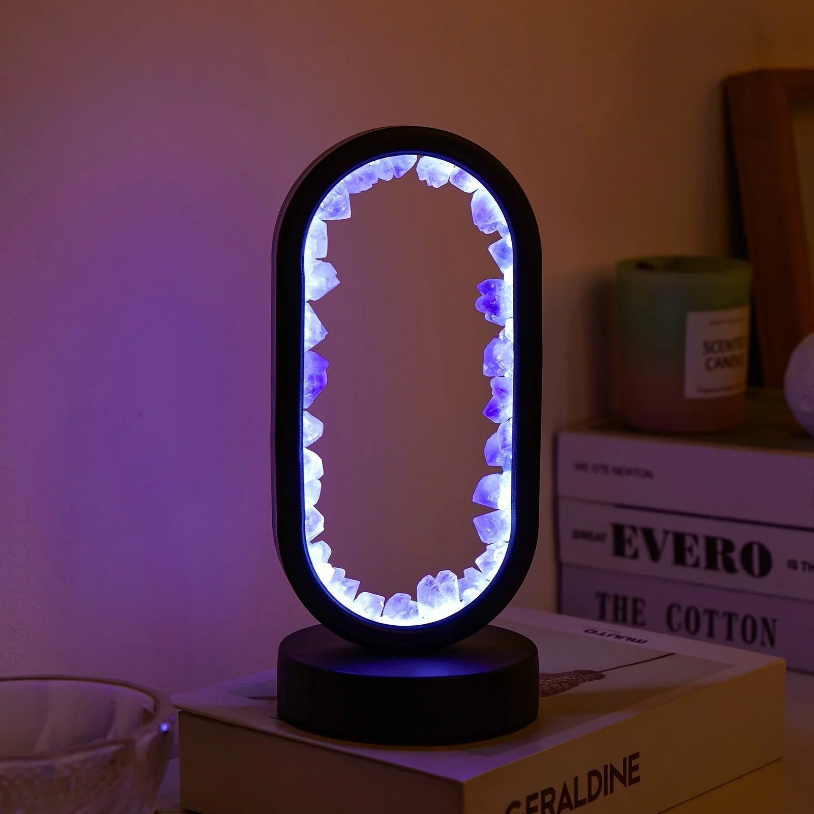 Handgemaakte Amethist Lamp - Serenith