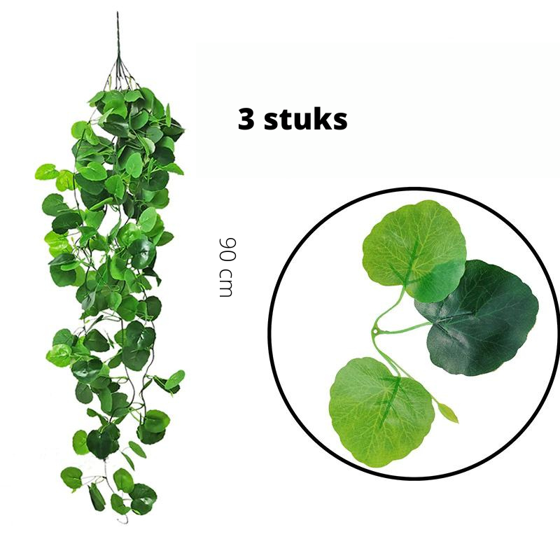 Groene Wanddecoratie | Klimops die geen verzorging nodig hebben (3 st.)