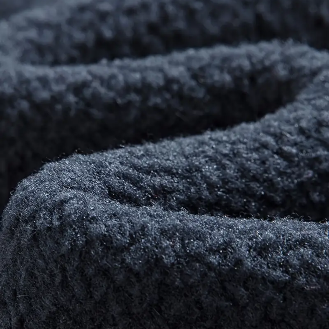 Heren Fleece Outdoor Vest – Gevoerd met Opstaande Kraag – Kaspar